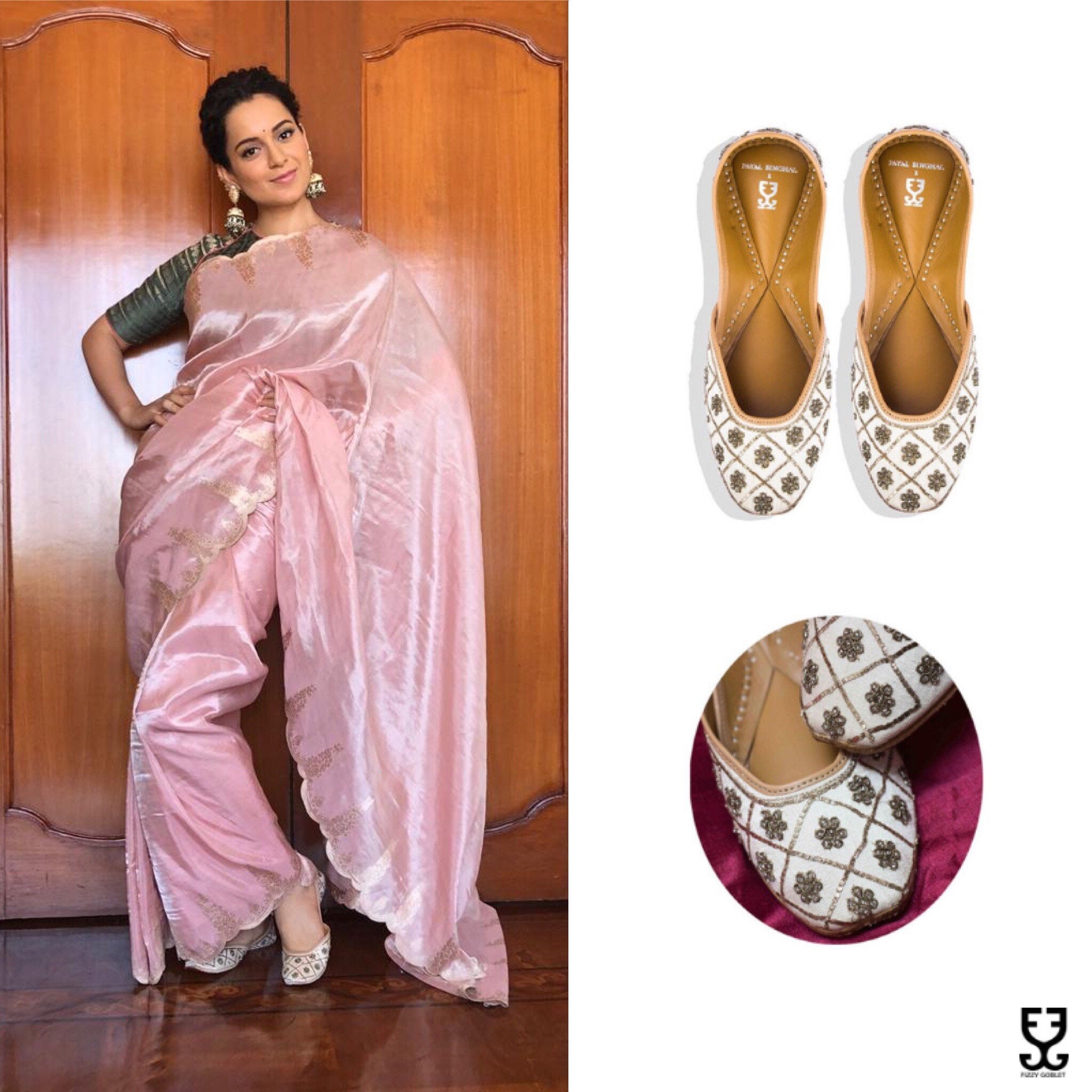 Kangana Ranaut in HEERA CREAM: PAYAL SINGHAL X FIZZY GOBLET