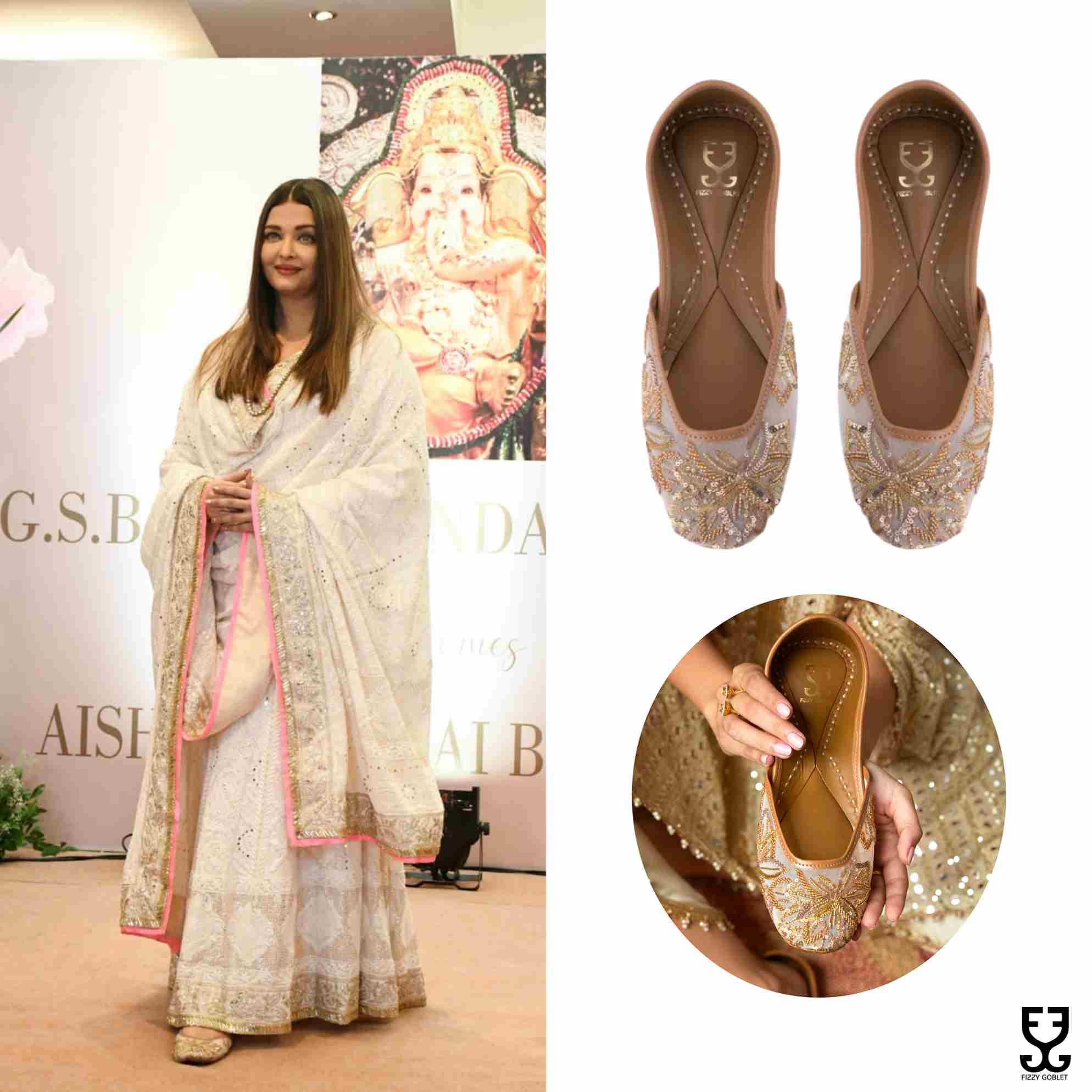 Aishwarya Rai Bachchan in Fireflies Dance Juttis