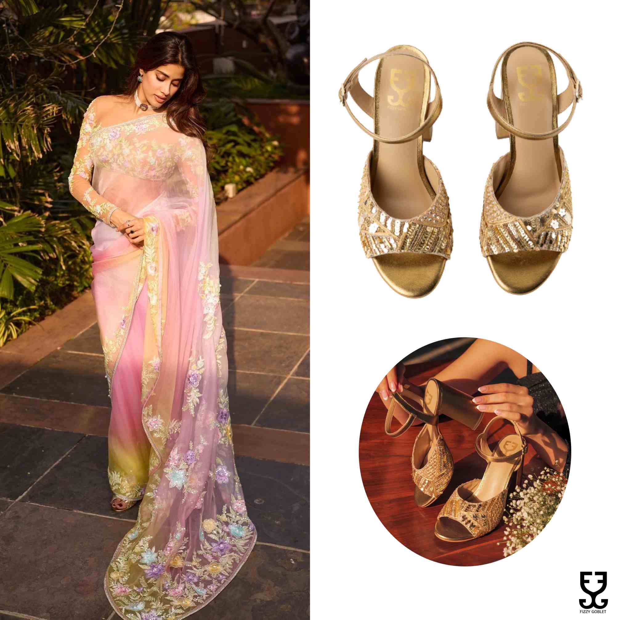Janhvi Kapoor in Aurora : Tower Heels