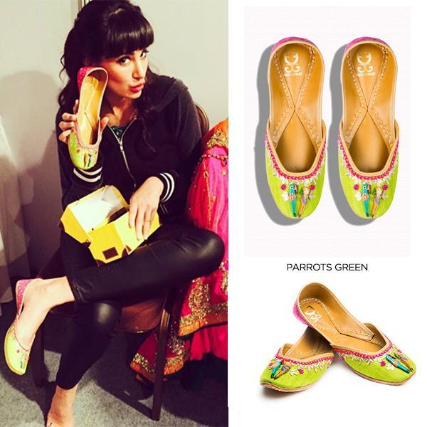 Nargis Fakhri in PARROTS LIME GREEN