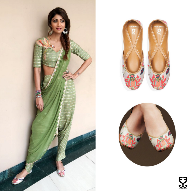 Shilpa Shetty in POMEGRANATE PASSION: PAYAL SINGHAL X FIZZY GOBLET