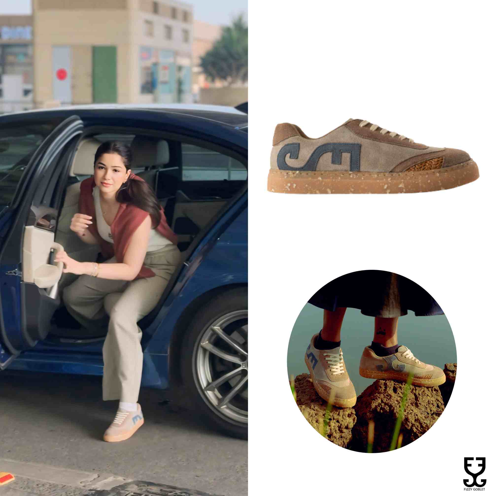 Sara Tendulkar in Fizz Suede 03 : Sneakers