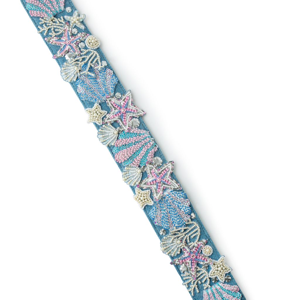 Underwater Handembroidered Strap