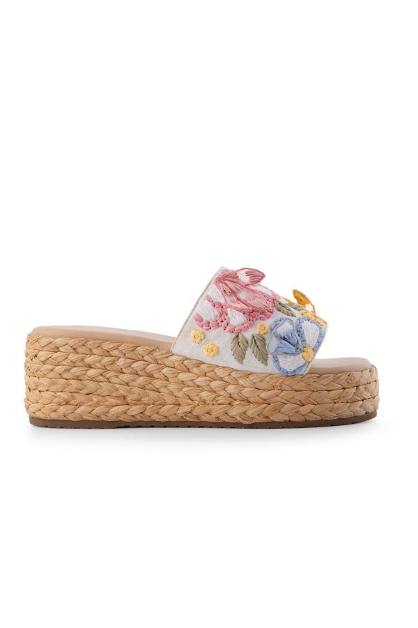 Bubble Yum : Slipon Espradrille Wedges