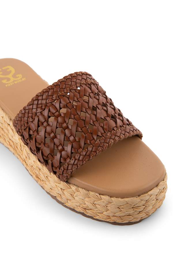 Cacao Wow : Slipon Espradrille Wedges