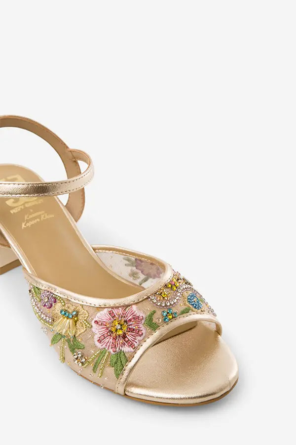 Flower Play : Sandal Heels