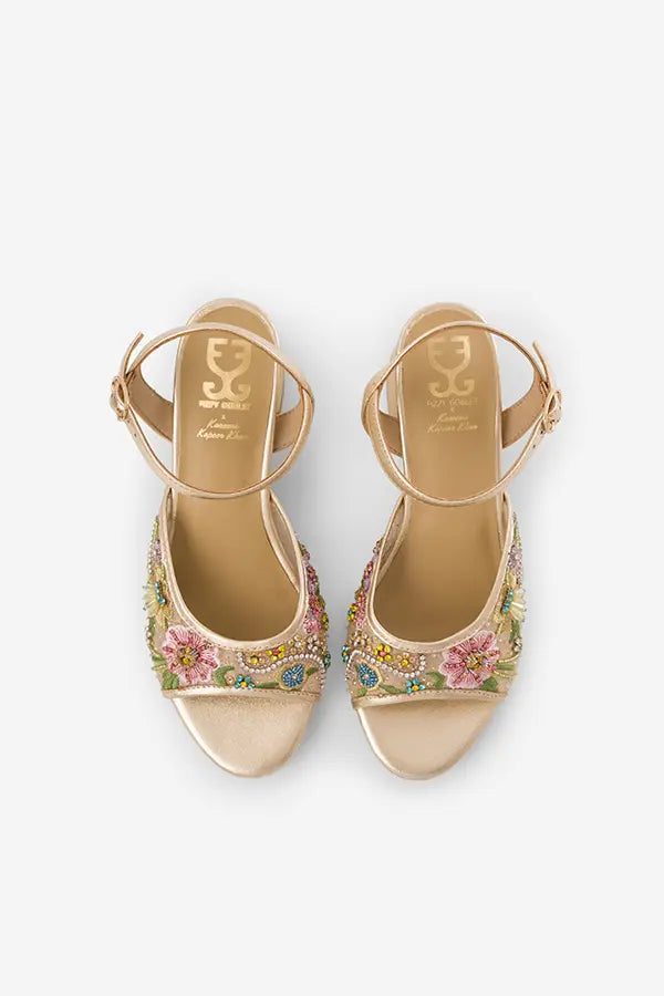 Flower Play : Sandal Heels