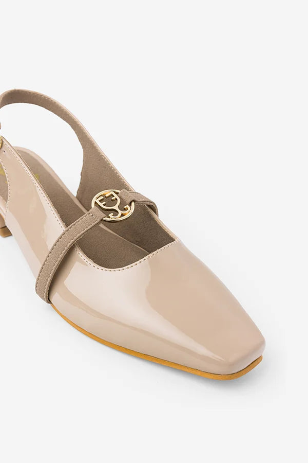Mellow Drama : Slingback Mules - Handcrafted - Fizzy Goblet - India