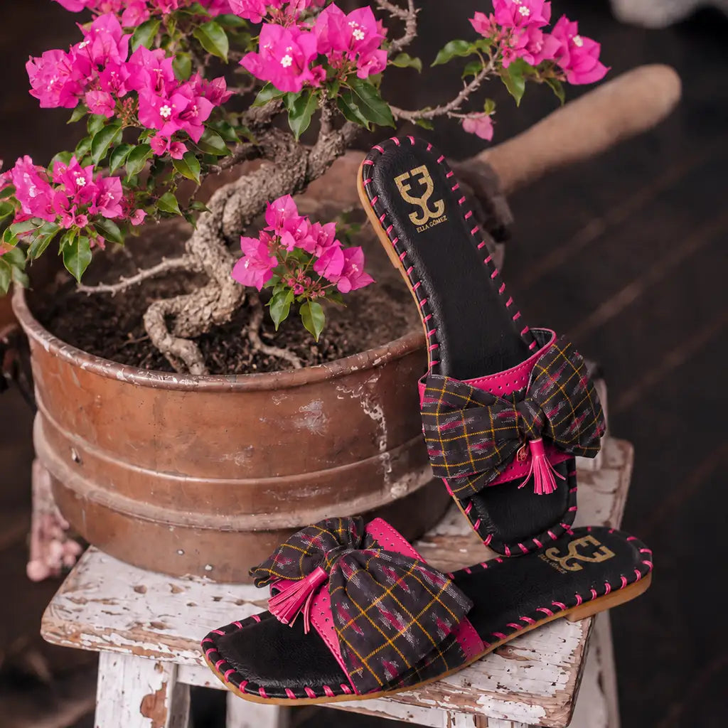 Bow to be Wild : Sandal - Handcrafted - Fizzy Goblet