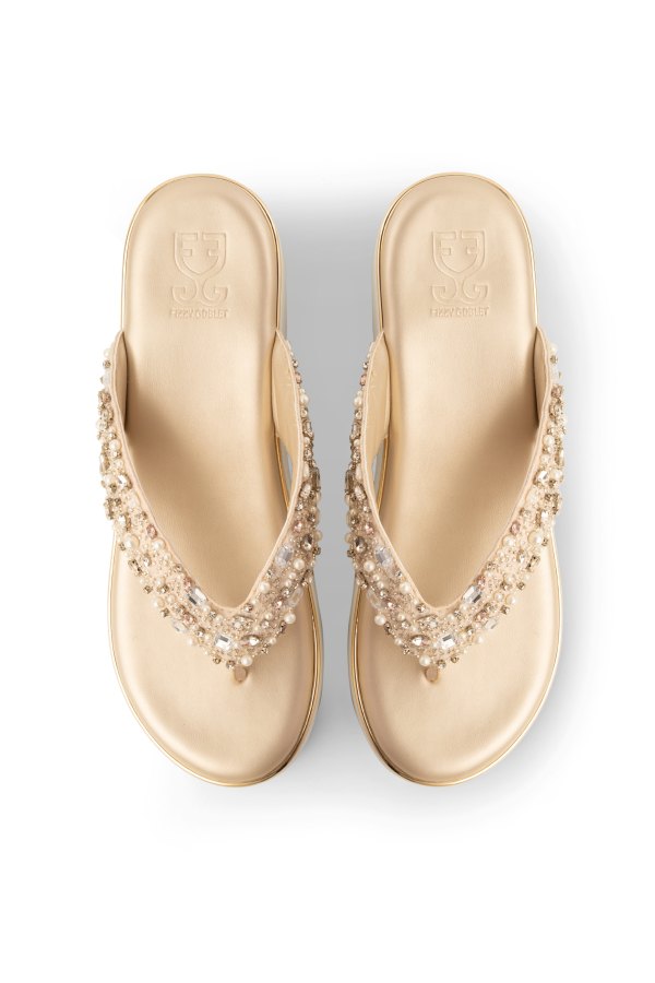 Golden Affair : Wedge Heels