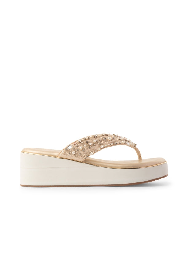 Golden Affair : Wedge Heels