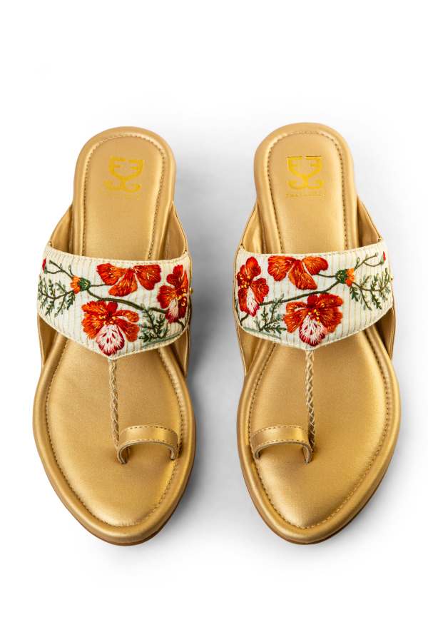 Gulmohar Lane : Kolha Block Heel