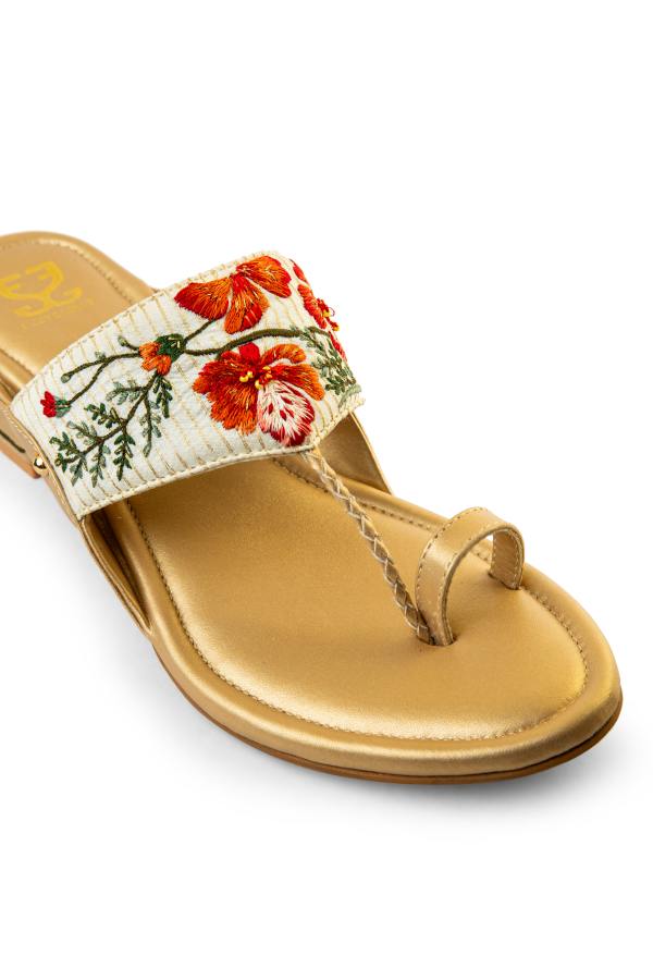 Gulmohar Lane : Kolha Block Heel