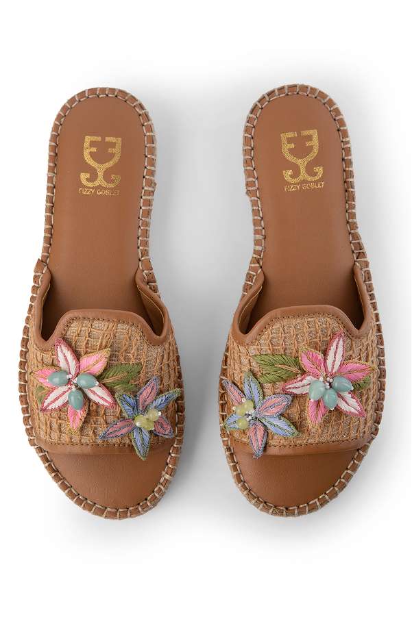 Maple Syrup : Slipon Espradrille Wedges