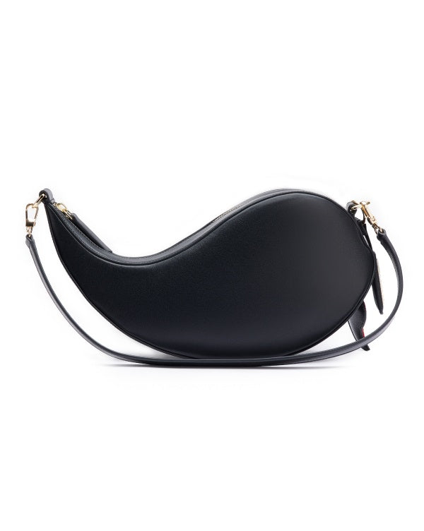 NEO Shoulder Bag Leather - Black (With Colourful Beads)