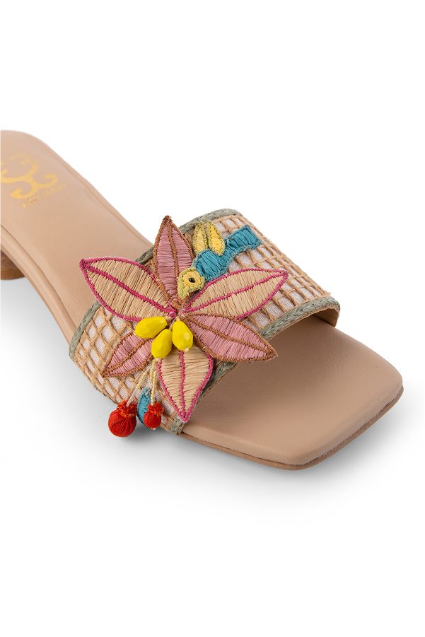 Nude Nectar : Slipon Block Heels