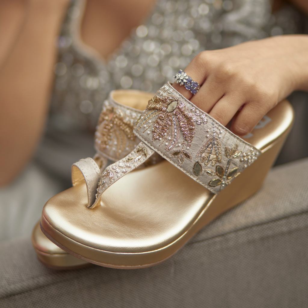 Palermo : Kolha Wedge - Payal Singhal x Fizzy Goblet - Limited Edition