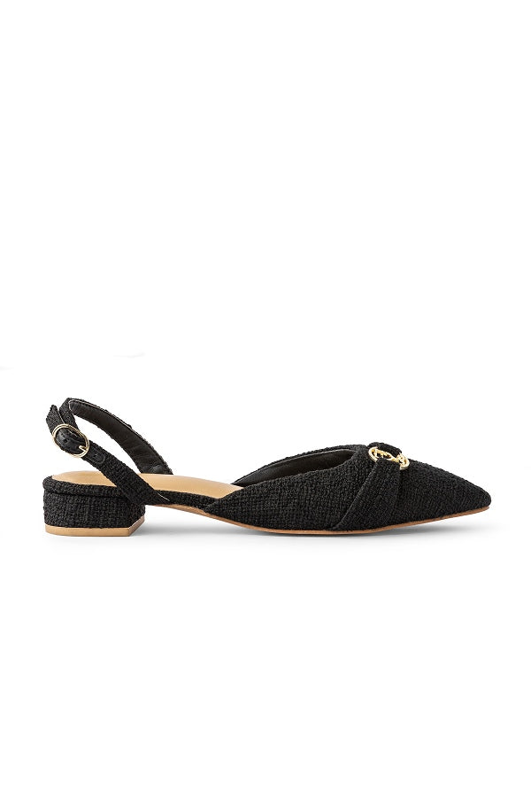Power Pointed : Slingback Mules