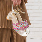 Rainbow Sprinkles : Sandal Heels