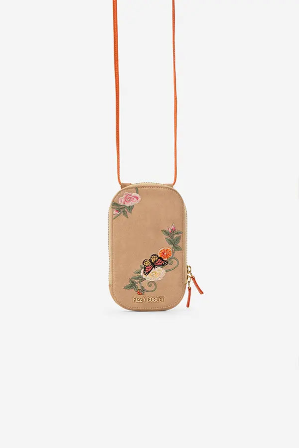 Secret Garden : Phone Bag - Handcrafted - Fizzy Goblet - Indian