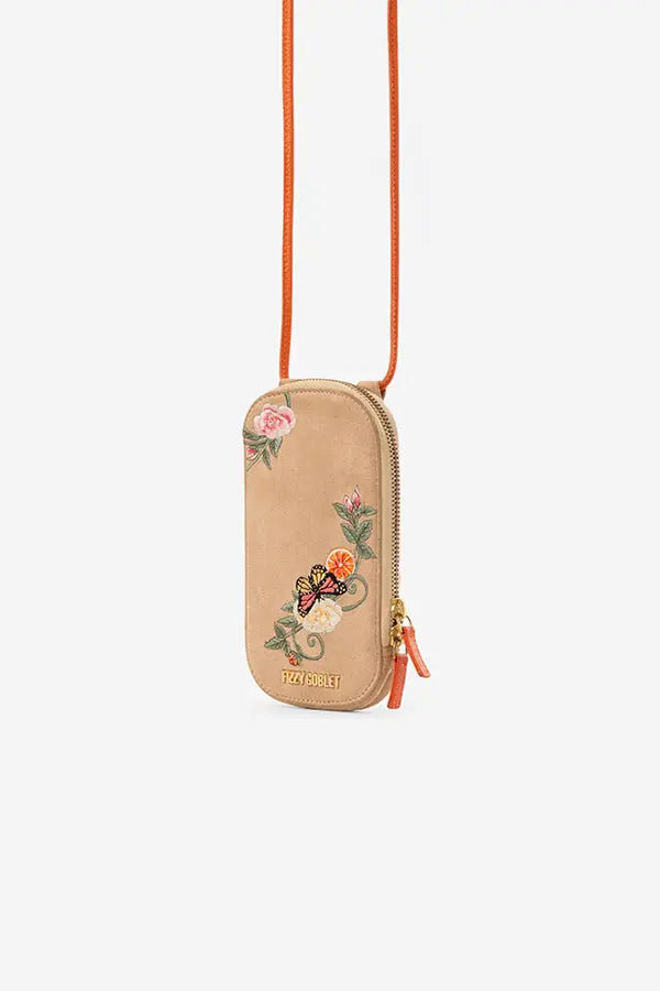 Secret Garden : Phone Bag - Handcrafted - Fizzy Goblet - Indian