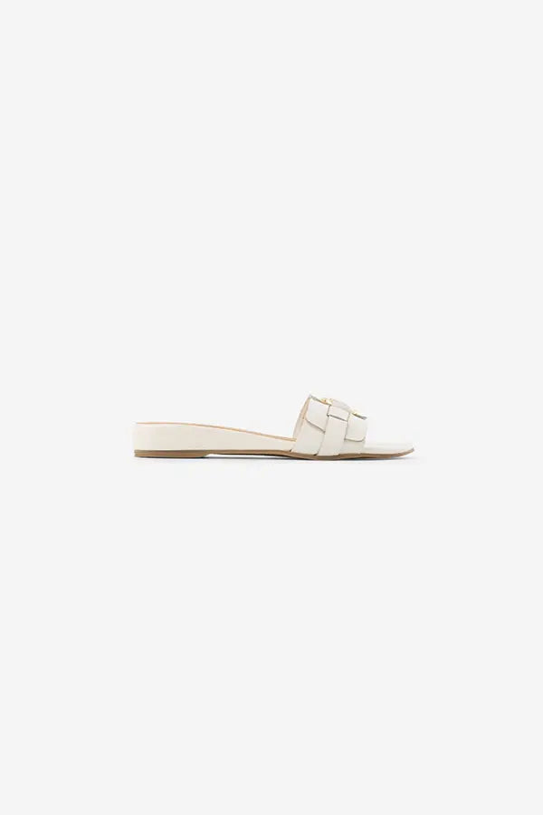 White on Cue : Sandal Heels