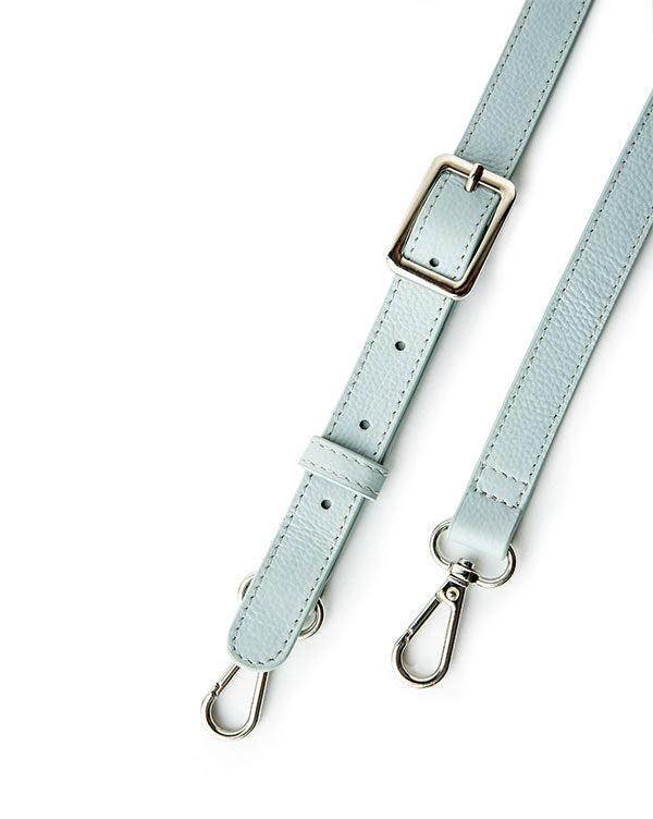 Oyster Crossbody In Denim : (With Underwater Handembroidered Strap) - Limited Edition
