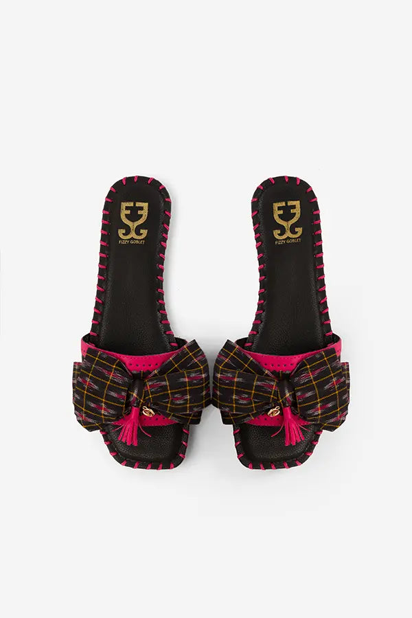 Bow to be Wild : Sandal - Handcrafted - Fizzy Goblet