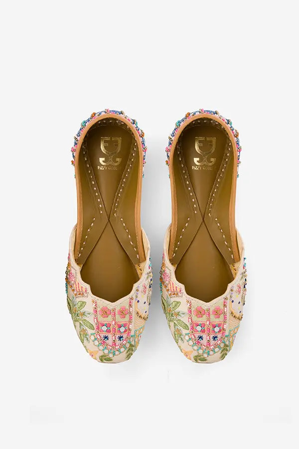 Mirror Masala : Juttis - Fizzy Goblet - Handcrafted