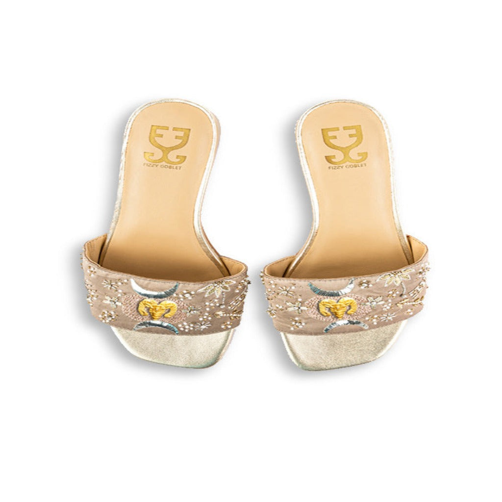 Zodiac : Sandal Heels - Champagne