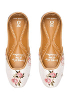 Belle's Rose : Juttis - Ivory: Payal Singhal X Fizzy Goblet