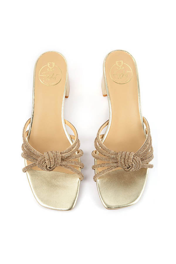 Mambo : Knot Heels - Golden