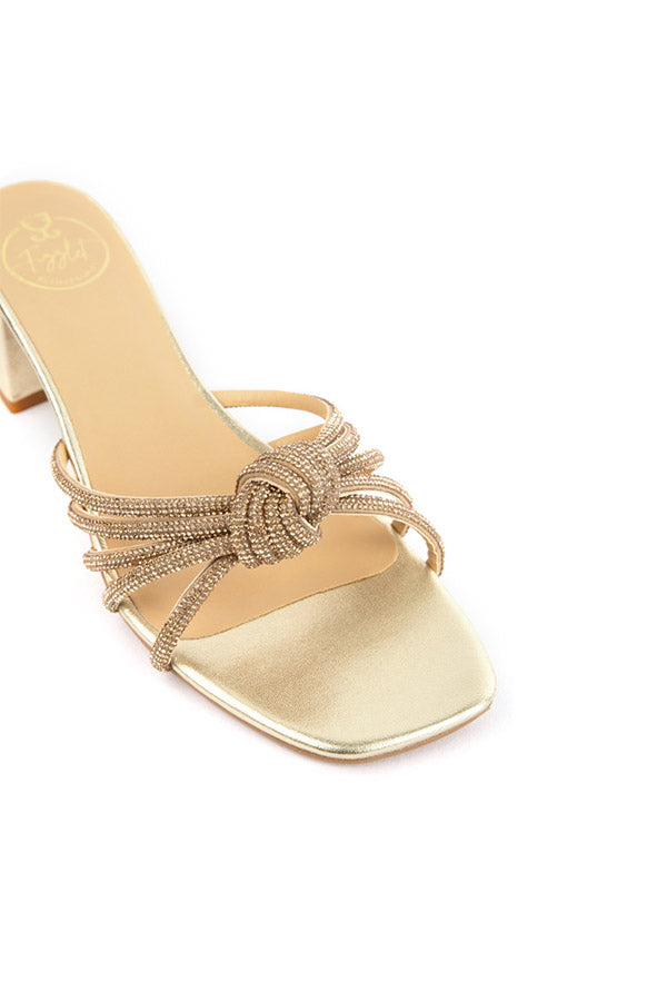 Mambo : Knot Heels - Golden