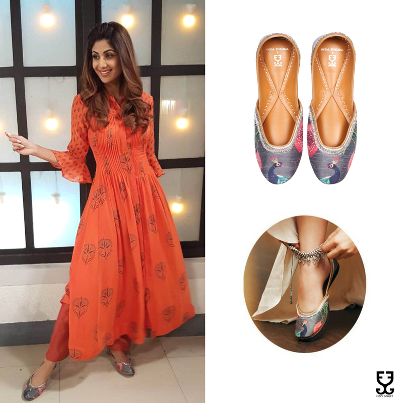 Shilpa Shetty in DANCING PEACOCKS: PAYAL SINGHAL X FIZZY GOBLET