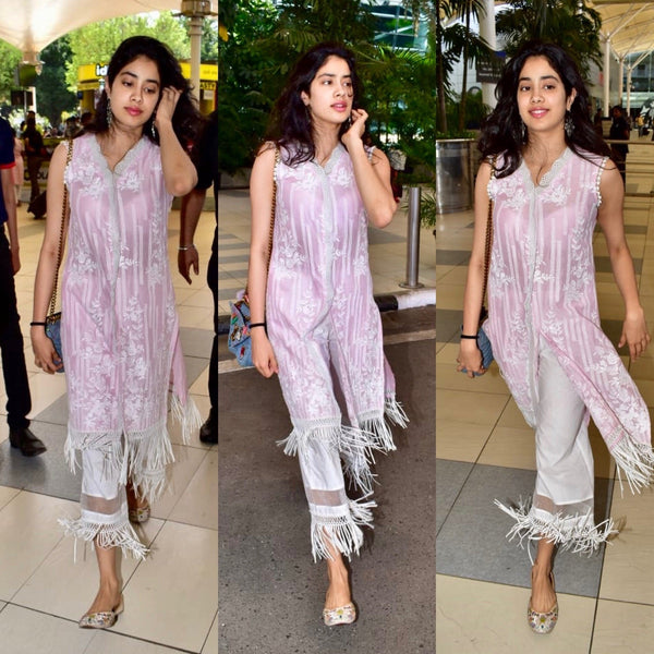 Jhanvi Kapoor in FLOWER POWER: PAYAL SINGHAL X FIZZY GOBLET