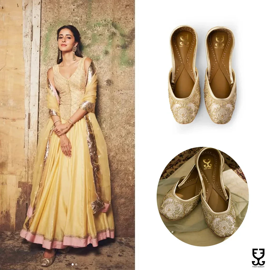 Ananya Panday in Maharani Mode : Juttis