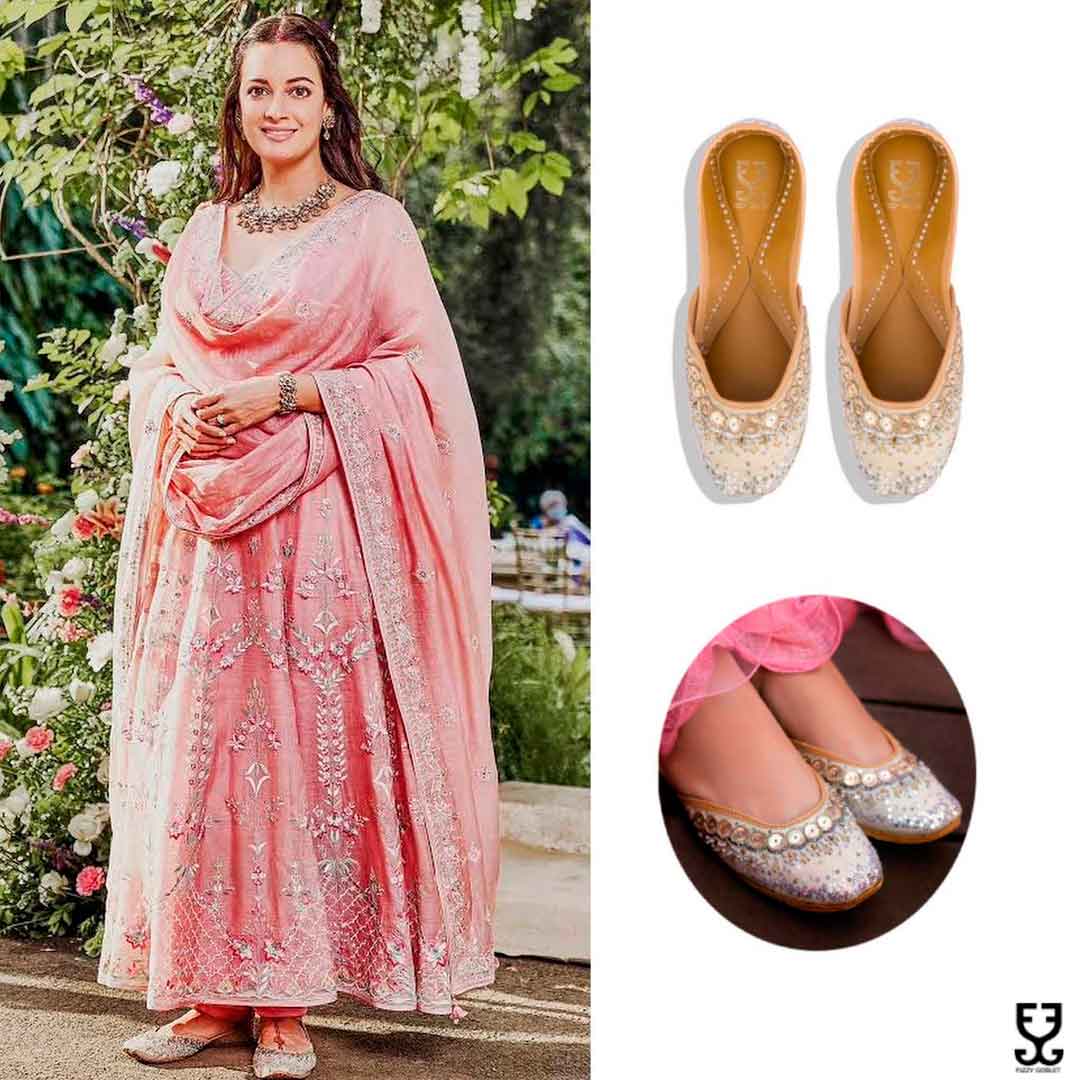 Dia Mirza in Pixie Dust - Silver & Gold