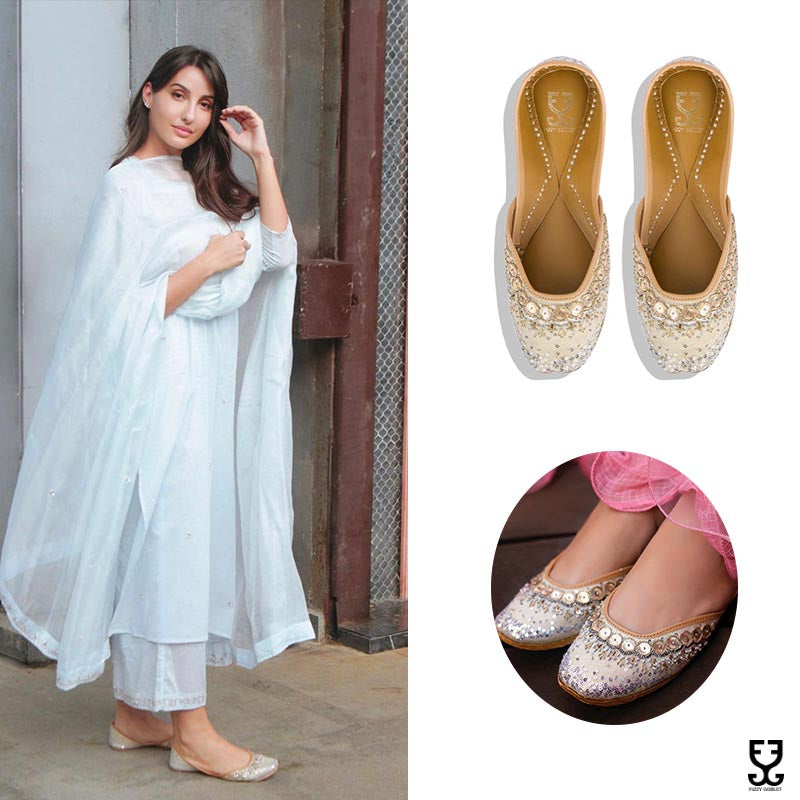 Nora Fatehi in Pixie Dust - Silver & Gold