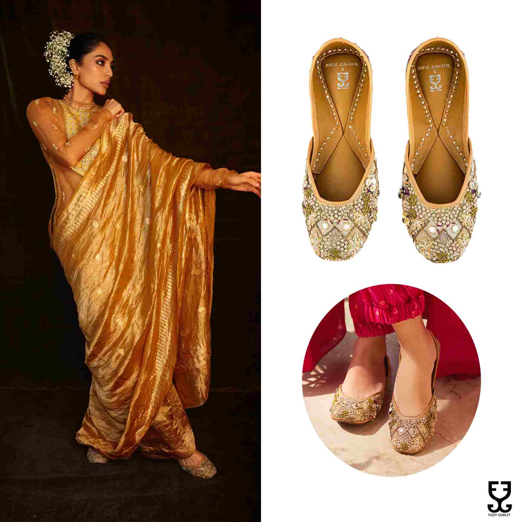 Sobhita Dhulipala in Seeker of Magic Juttis Payal Singhal X Fizzy Goblet