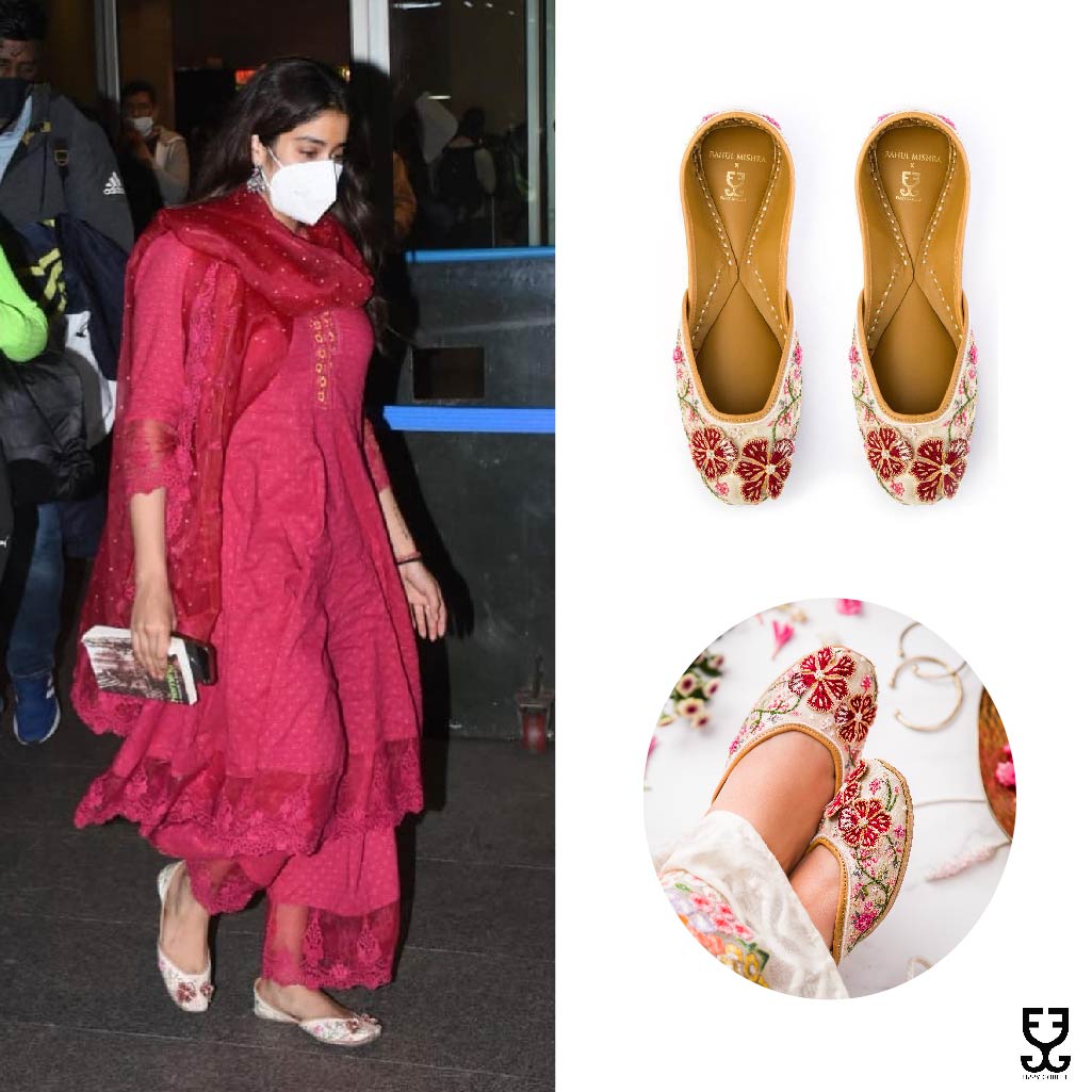 Jhanvi Kapoor in Gulmohar : Rahul Mishra X Fizzy Goblet