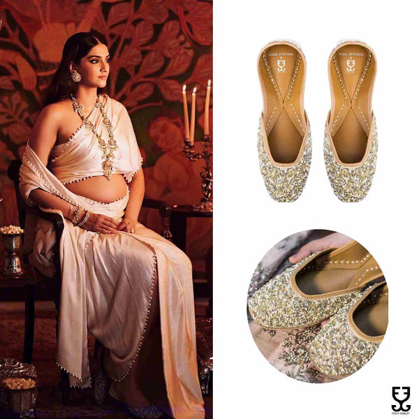 Sonam Kapoor in Glitter Bomb Juttis