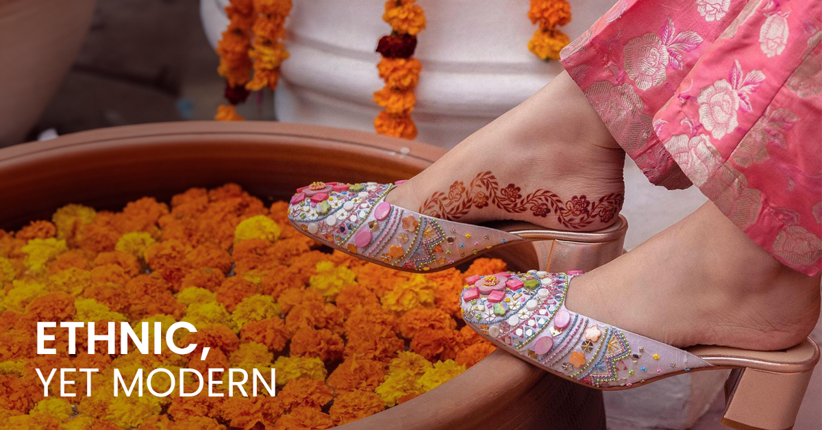 ethnic heels for women