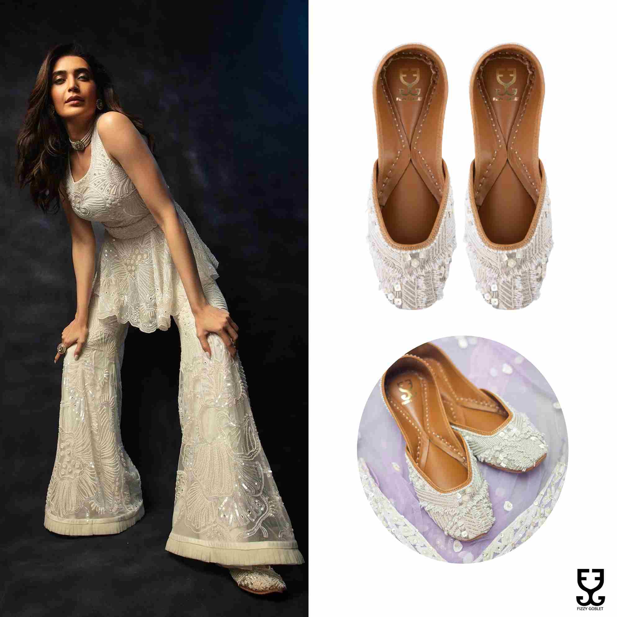 Karishma Tanna in Bling It On Juttis