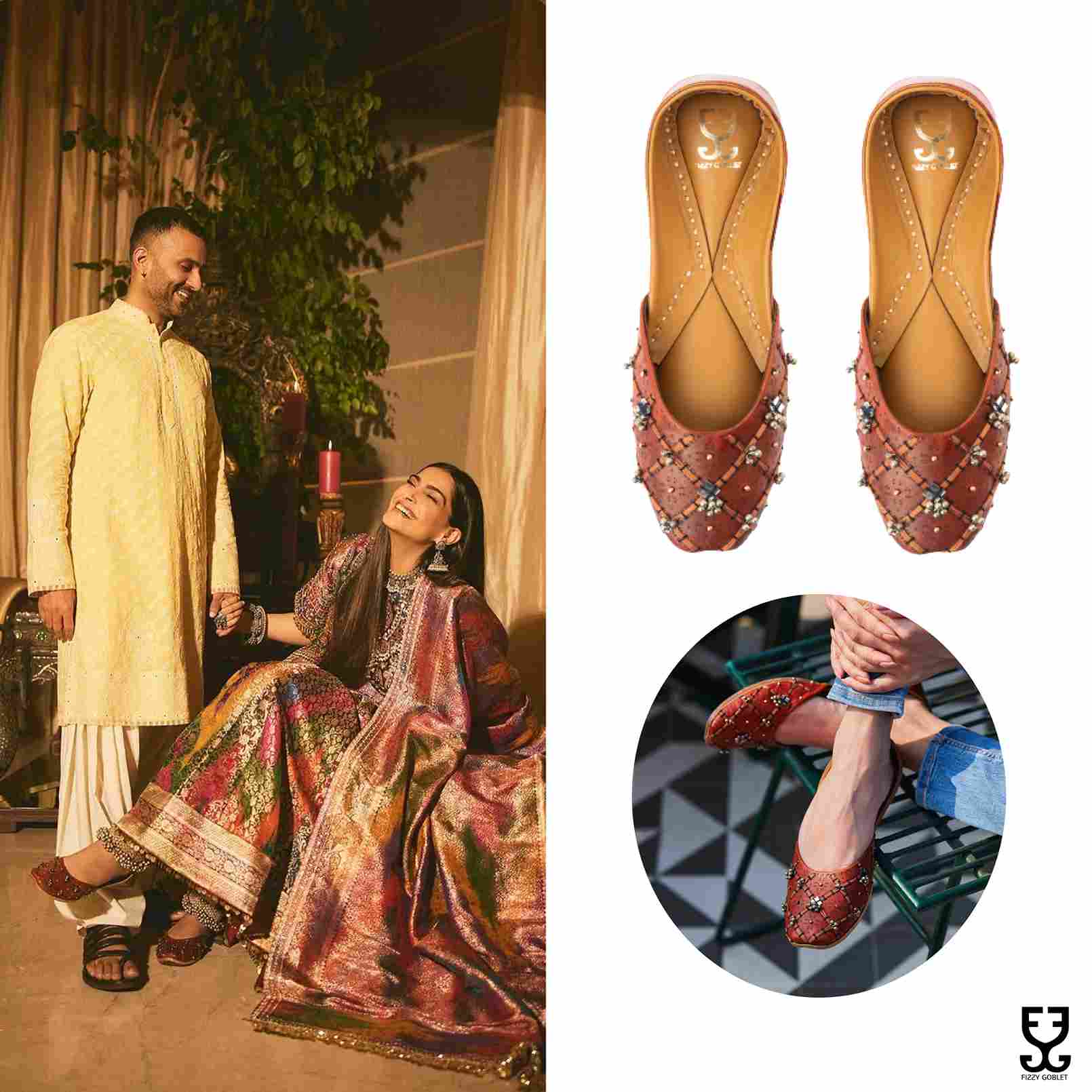 Sonam Kapoor in Jodhpur : Juttis