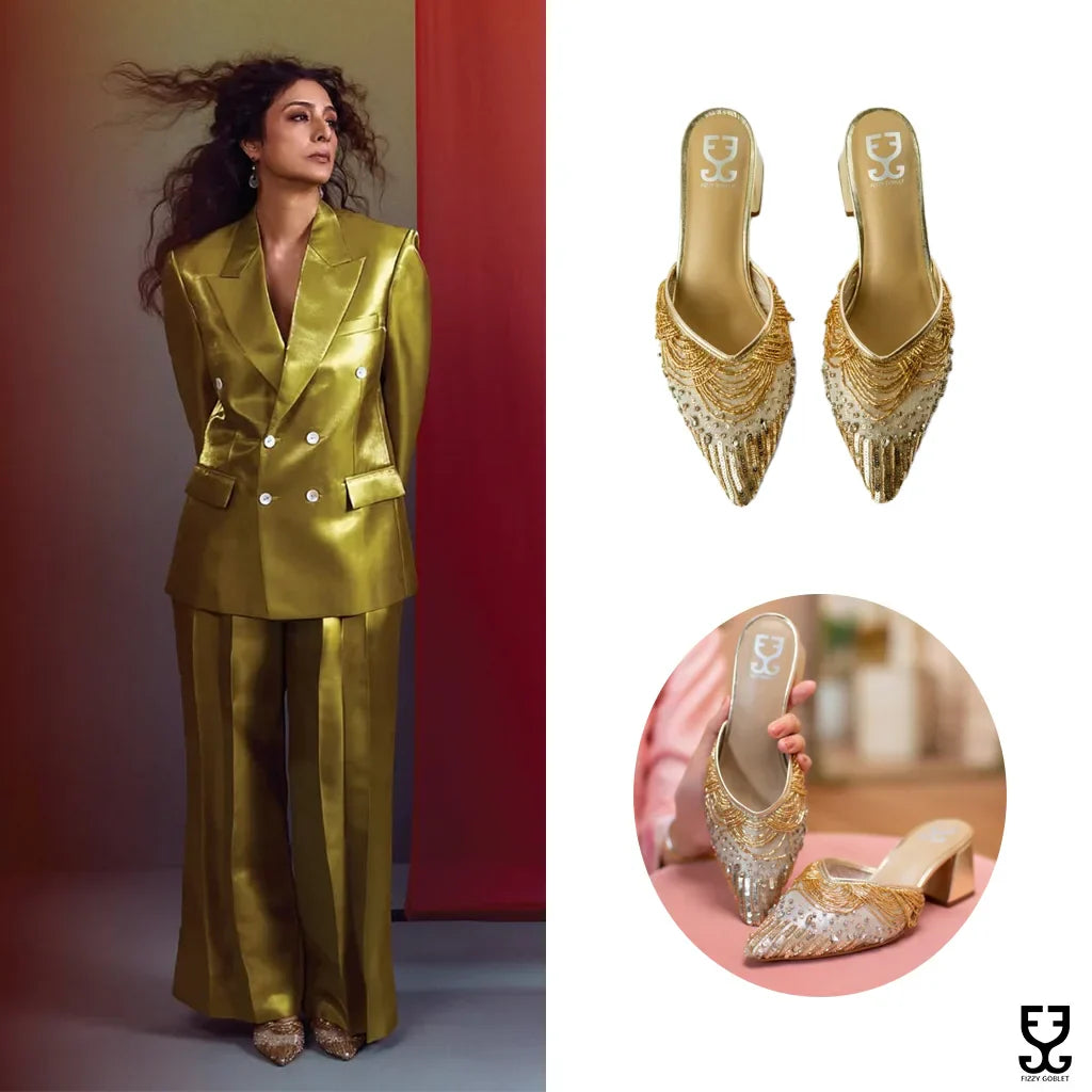 Tabassum Fatima Hashmi in Superstar Glow : Mule Heels