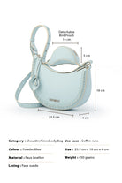 Blue-la-la : Mini Hobo Bag