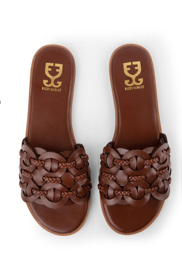 Boss Babe - Brown : Sandals