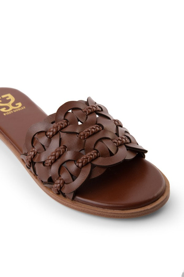 Boss Babe - Brown : Sandals