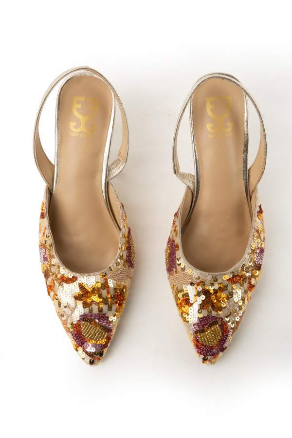 Crackling Jalebi : Salsa Mule Heels - Kareena Kapoor Khan x Fizzy Goblet - Limited Edition