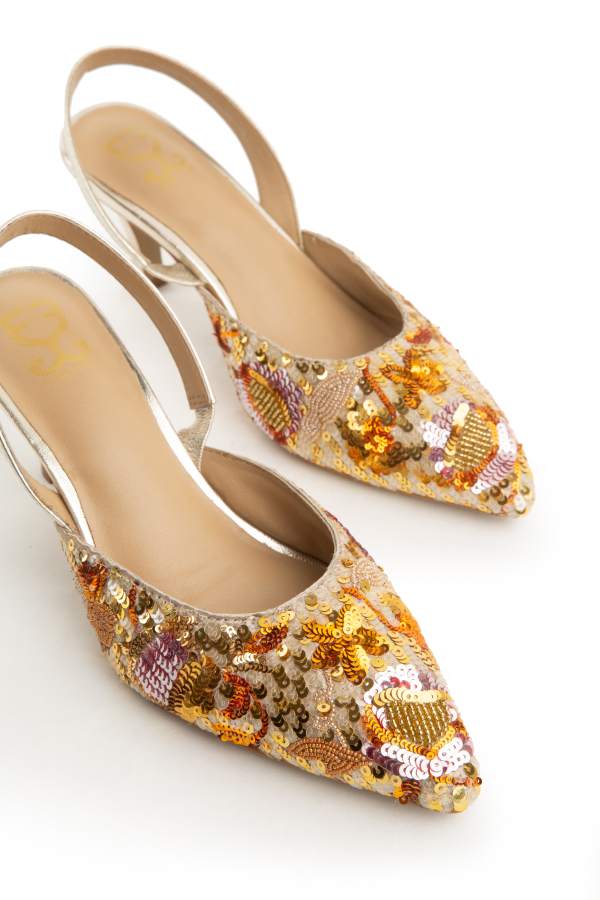 Crackling Jalebi : Salsa Mule Heels - Kareena Kapoor Khan x Fizzy Goblet - Limited Edition